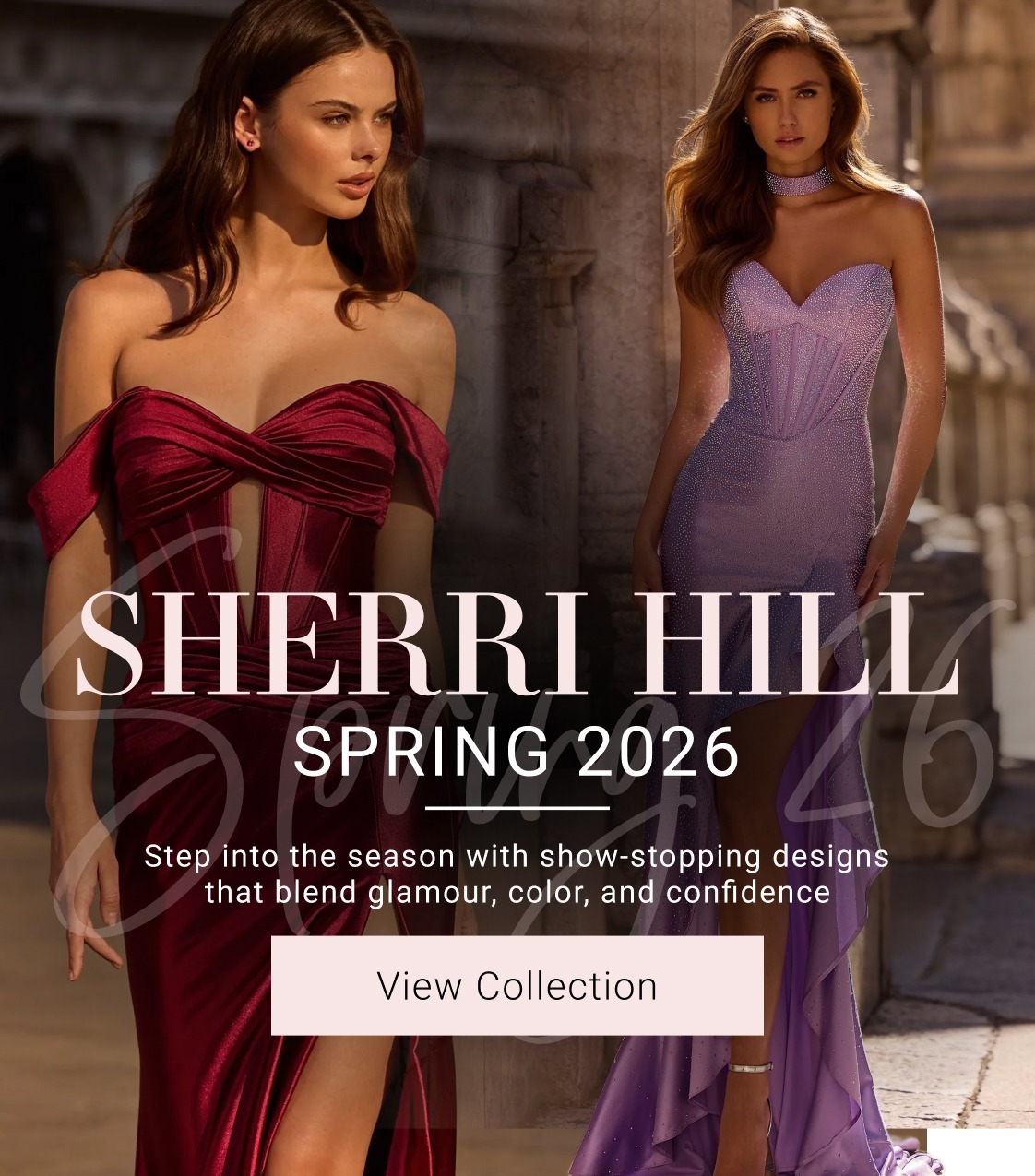 Sherri Hill Spring 2026 Banner Mobile